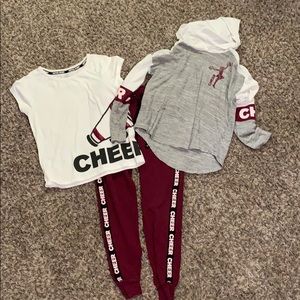 Justice Active 3 piece Cheer set size 10